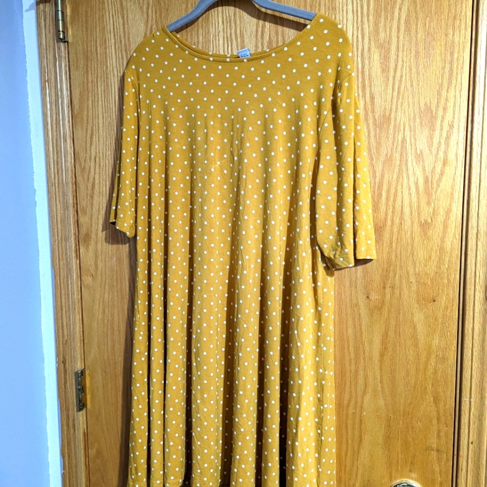 Old Navy Tshirt dress Mustard XL
